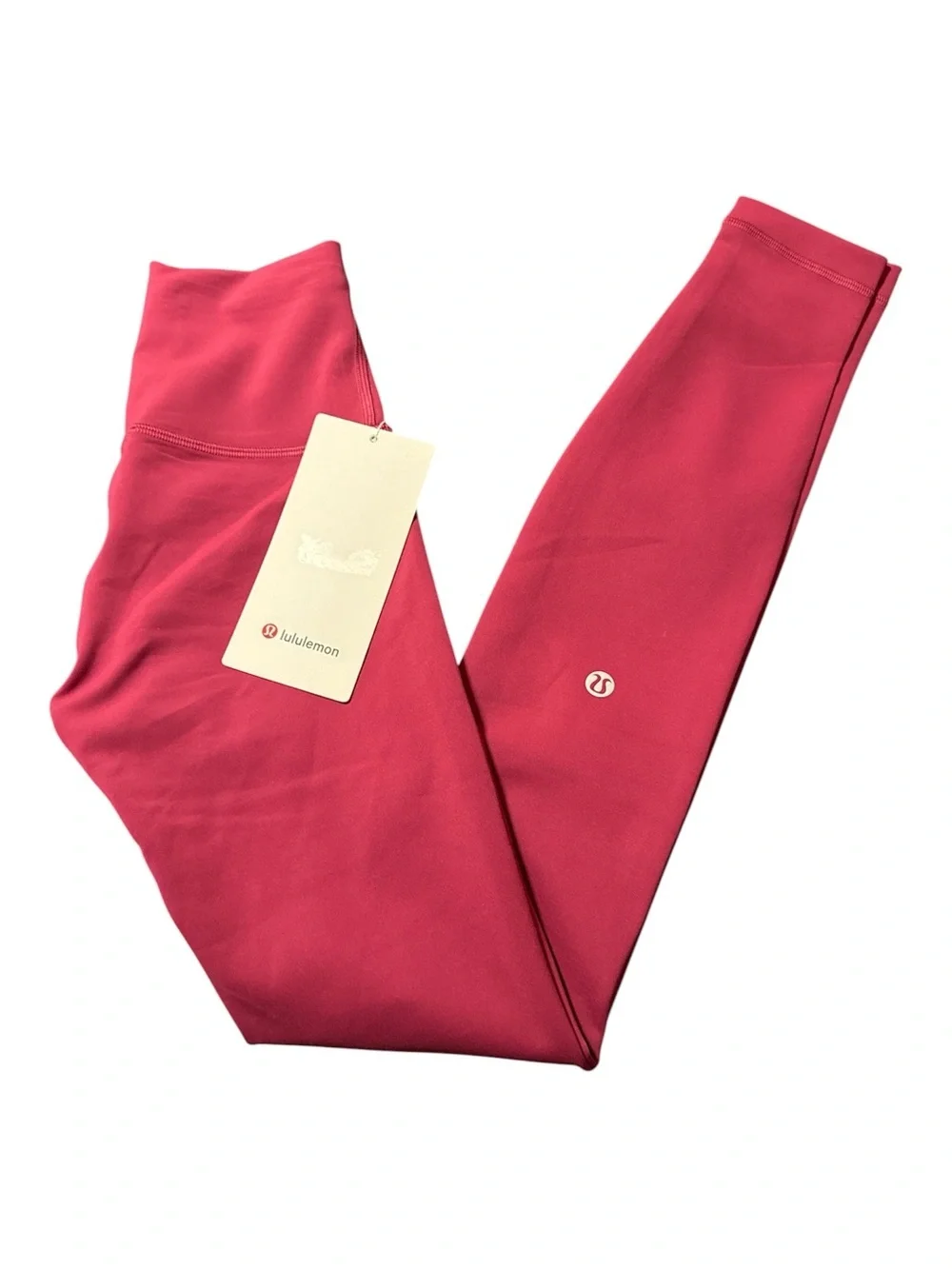 Lululemon Wunder Train HR Tight 28” Pockets Magenta Smoke NWT Size 0